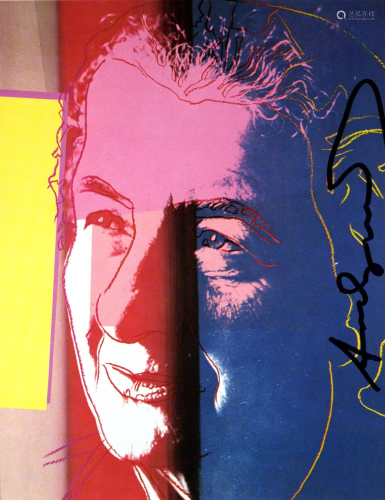 ANDY WARHOL - Golda Meir - Color offset lithograph