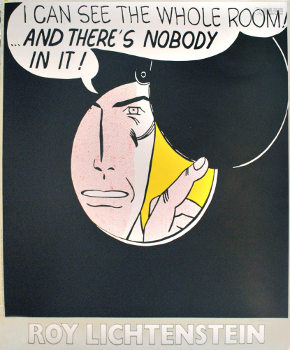 ROY LICHTENSTEIN - I Can See the Whole Room!...And