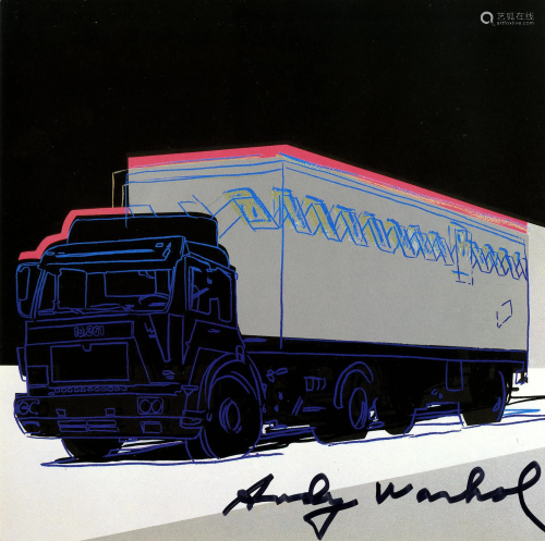 ANDY WARHOL - Truck #4 - Color offset lithograph