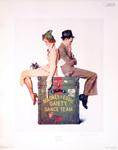 NORMAN ROCKWELL - Gaiety Dance Team - Original color