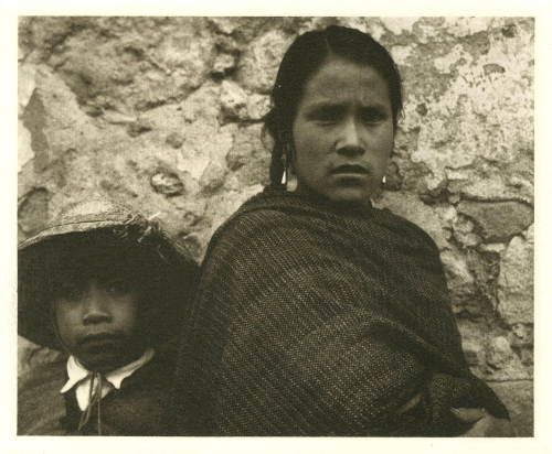PAUL STRAND - Young Woman and Boy, Toluca - Original