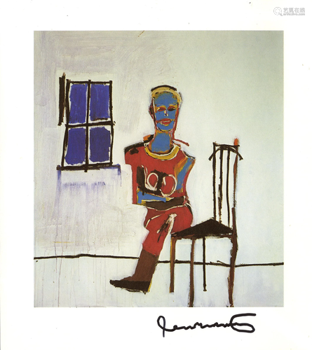 JEAN-MICHEL BASQUIAT - Rodo - Color offset lithograph