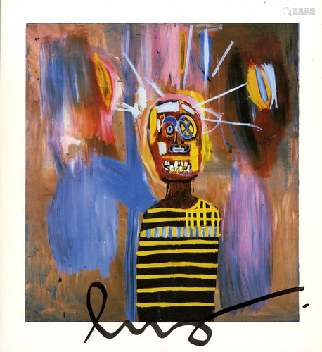 JEAN-MICHEL BASQUIAT - Freddie - Color offset