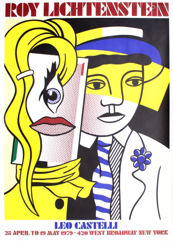 ROY LICHTENSTEIN - Stepping Out - Color lithograph