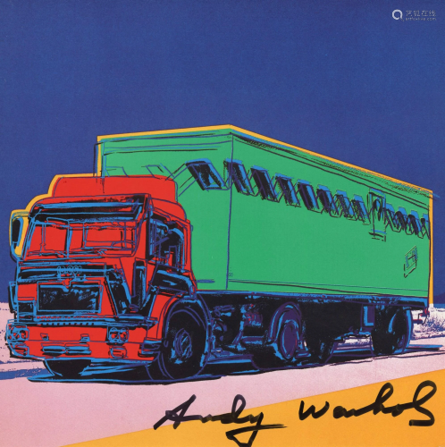ANDY WARHOL - Truck #1 - Color offset lithograph