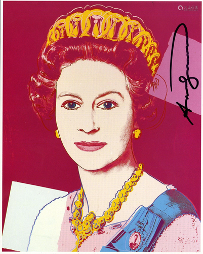 ANDY WARHOL - Queen Elizabeth II (#3) - Color offset