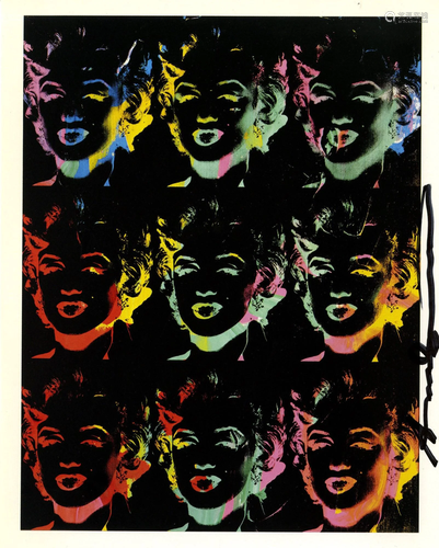 ANDY WARHOL - Nine Multicolored Marilyns #2 - Color