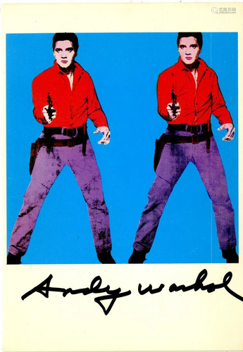 ANDY WARHOL - Elvis I - Color offset lithograph