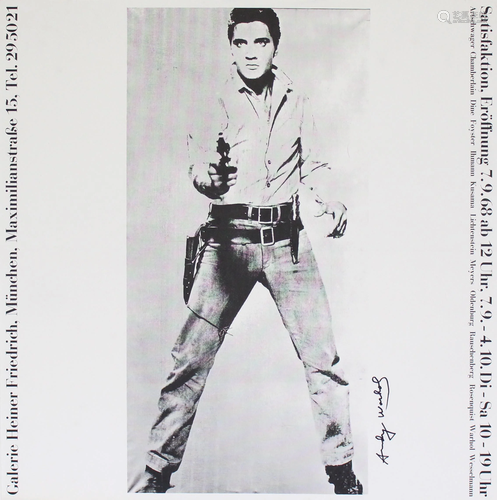 ANDY WARHOL - Elvis - Original offset lithograph