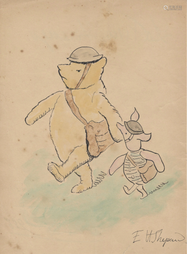 E(RNEST) H(OWARD) SHEPARD - Winnie the Pooh and Piglet