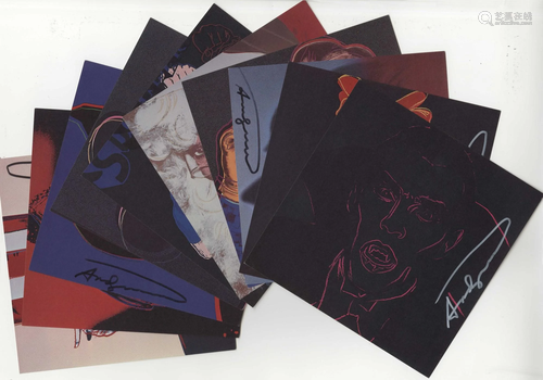 ANDY WARHOL - Myths Suite - Color offset lithographs