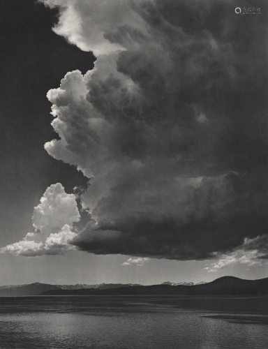 ANSEL ADAMS - Thundercloud, Lake Tahoe, California -