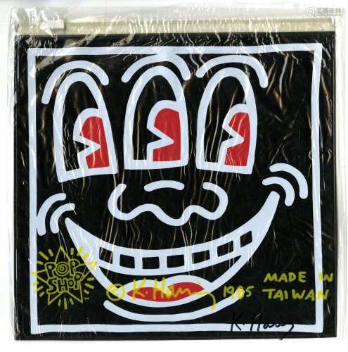 KEITH HARING - Three-Eyed Smiley Face - Color offset