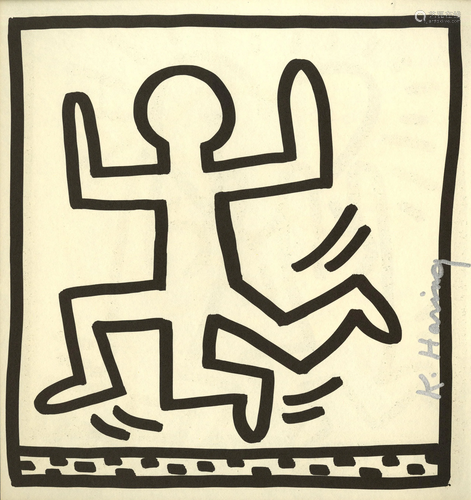 KEITH HARING - Three Legged Man - Lithograph