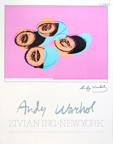 ANDY WARHOL - Cantaloupes II - Original color offset