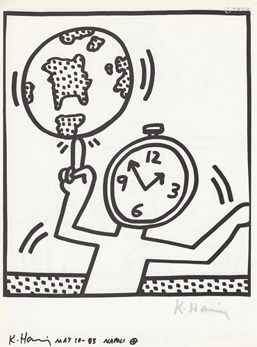 KEITH HARING - Naples Suite #12 - Lithograph