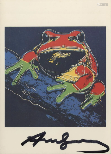 ANDY WARHOL - Pine Barrens Tree Frog - Color offset