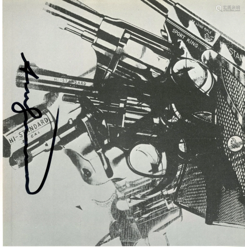 ANDY WARHOL - Guns #11 - Color offset lithograph