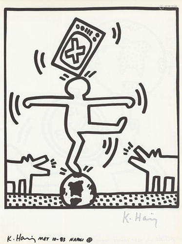 KEITH HARING - Naples Suite #11 - Lithograph