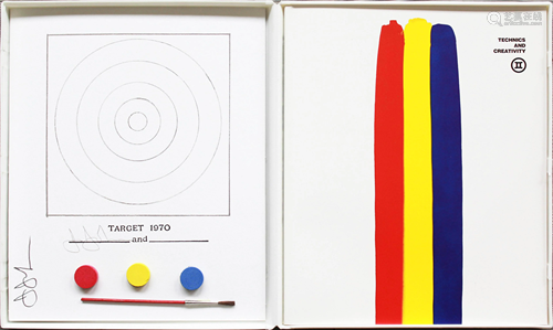 JASPER JOHNS - Technics and Creativity II - Target 1970