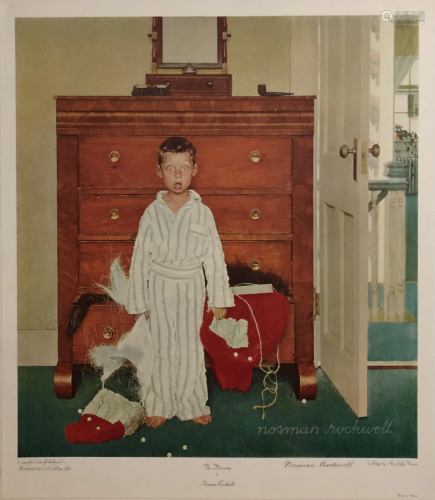 NORMAN ROCKWELL - The Discovery - Original color