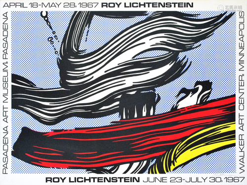 ROY LICHTENSTEIN - Brushstrokes - Original color