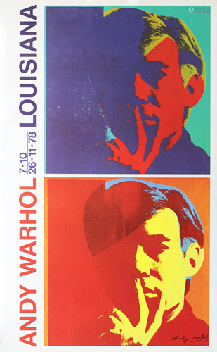 ANDY WARHOL - Double Self-Portrait - Original color