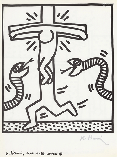 KEITH HARING - Naples Suite #04 - Lithograph