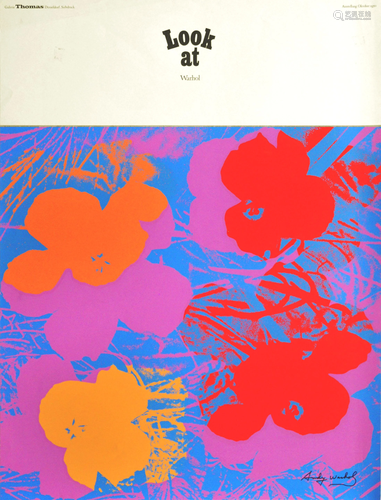 ANDY WARHOL - Flowers - Color silkscreen