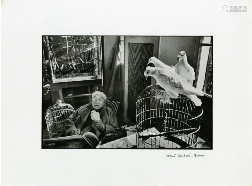 HENRI CARTIER-BRESSON - Henri Matisse with Birds,