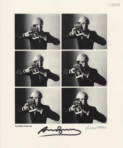 OLIVIERO TOSCANI - Andy Warhol, Carnegie Hall Studio,