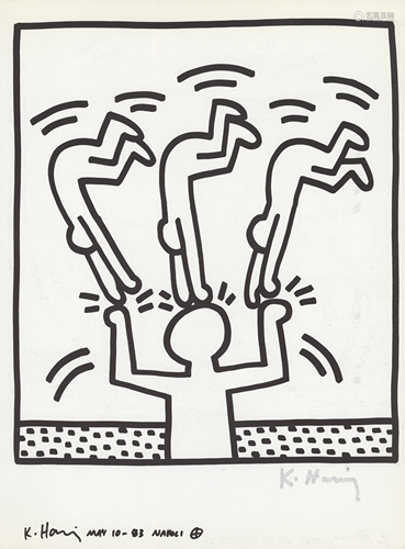 KEITH HARING - Naples Suite #27 - Lithograph