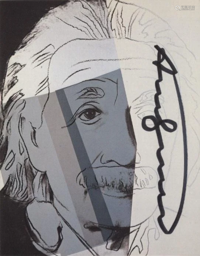 ANDY WARHOL - Albert Einstein - Color offset lithograph