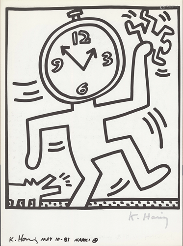 KEITH HARING - Naples Suite #14 - Lithograph