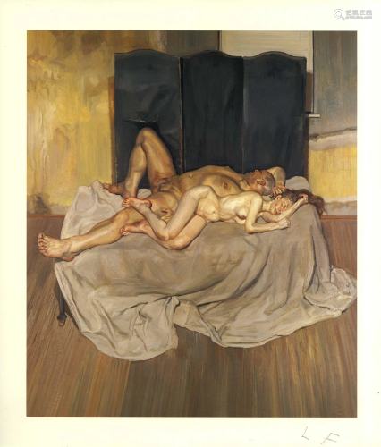 LUCIAN FREUD - And the Bridegroom - Color offset