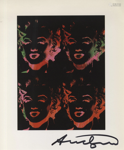 ANDY WARHOL - Four Multicolored Marilyns #2 - Color