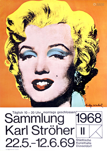 ANDY WARHOL - Marilyn - Color offset lithograph