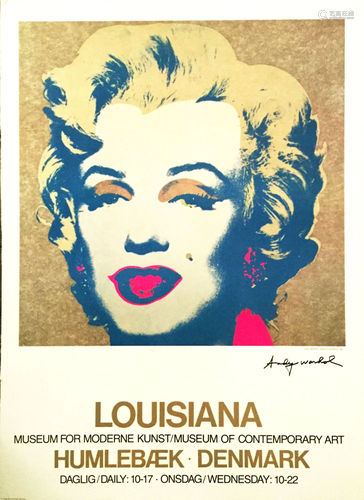 ANDY WARHOL - Marilyn - Color offset lithograph