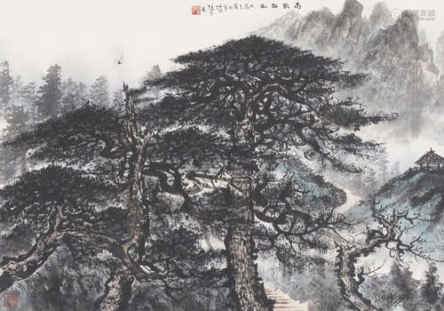 Chinese Landscape Painting by Li Xiongcai