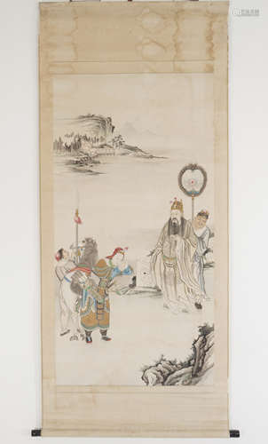 Painting of Hua Mulan Enlisting