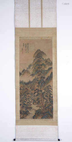 Chinese Landscape Painting by Wang Jian
