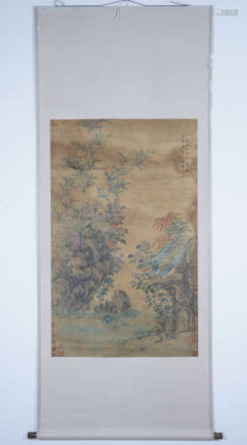 Chinese Flower Painting by Xu Yang