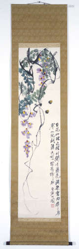 Chinese Flower Painting by Qi Baishi