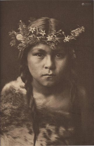 EDWARD S. CURTIS - Blood-red Stars - Original vintage