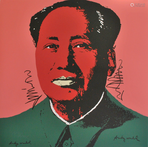 ANDY WARHOL [d'apres] - Mao #05 - Color lithograph