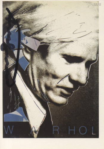 ANDY WARHOL - Portrait of Andy Warhol - Color offset