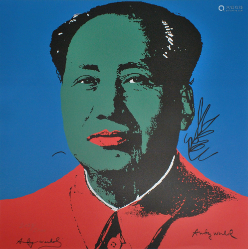 ANDY WARHOL [d'apres] - Mao #04 - Color lithograph