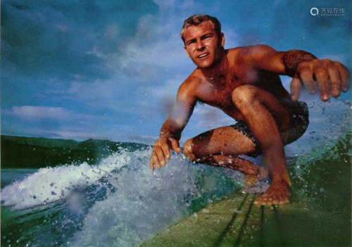 GEORGE SILK - Surfer - Original vintage color