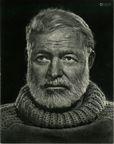 YOUSUF KARSH - Ernest Hemingway - Original vintage