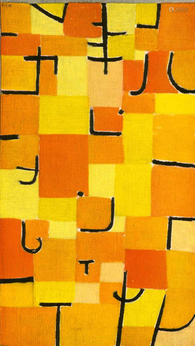 PAUL KLEE - Signs in Yellow [